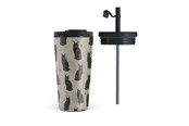 Køkkentilbehør - Burga Salem - Travel Mug 500ml with Flap & Straw Set - 974796