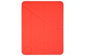 Tablet - Covers & Cases - Pomologic - BookFold Clear for iPad Air 11 M2/M3/M4 Clear/Red - POM-CLOCA109-204