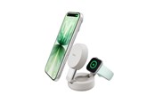 Mobil - Adaptere & Opladere - Belkin UltraCharge 25w Qi2 Compact 2in1 for phone and watch Sand - WIZ043kqSD