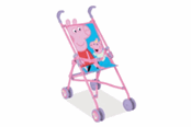 Vogntilbehør - Peppa Pig Character Stroller with Baby Evie - 90522