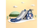 Udendørsleg - Elite Toys Kids Zone bil med rutsjebane og basket - 6950978