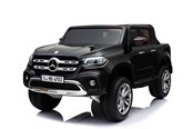 Løbecykler, Gåbiler & Scootere - Mercedes X-Class sort 12V, 4x12V motorer, 2 personers. - 6950147