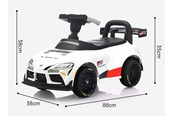 Løbecykler, Gåbiler & Scootere - Toyota Supra GT4 gå-bil med musik - 6951417