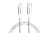 USB kabel - Tech-Protect UltraBoost USB-C / Lightning PD27W/3A Cable 100 cm - Grey - 5906302380947