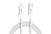 USB kabel - Tech-Protect UltraBoost USB-C / Lightning PD27W/3A Cable 200 cm - Grey - 5906302380954