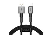 USB kabel - Tech-Protect UltraBoost DNA USB-A / USB-C 15W/3A 100 cm Cable - Grey - 5906302380725