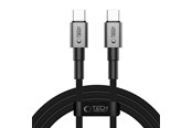 USB kabel - Tech-Protect UltraBoost DNA USB-C PD100W/5A 200 cm Cable - Grey - 5906302380831