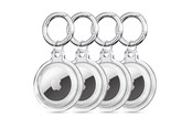 Mobil - Covers & Cases - Tech-Protect Icon 4-pack case for Apple AirTag - transparent - 5906302360765