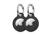Mobil - Covers & Cases - Tech-Protect Rough 2-pack Case for Apple AirTag - Black - 5906302360710