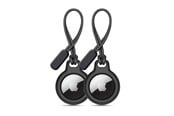 Mobil - Covers & Cases - Tech-Protect Rough 2-pack Case for Apple AirTag - Black - 5906302360772