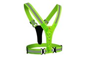 Sport & Fitness - Lippa Refleksvest m. LED lys, Grøn/gul - LPRF8101