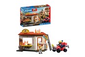 Playmobil - Playmobil City Action - Fire Quad with Burger Shop - 72195