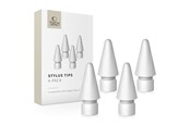 Mobil - Andet Tilbehør - Tech-Protect Stylus Tips for Apple Pencil 4-Pack - White - 5906302322978
