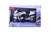Legetøjsbil - Impulse Toys Politimotorcykel m/lys og lyd 18cm - 1600007
