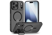 Mobil - Covers & Cases - Tech-Protect MagStand MagSafe Case for iPhone 17 Pro - Matte Black - 5906302330515