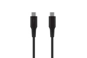 USB kabel - FIXED LIQUID Silicone cable 60W USB-C/C 0.3m Black - FIXDLS-CC03-BK