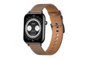 Smartwatch & Sportsur - Colmi C28 Smartwatch with Black and Brown Leather Strap - C28-brown leather