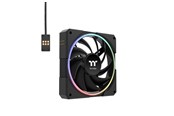 Kabinet Køler - Thermaltake TS120 EX RGB PC Cooling Fan - Black (3pack) - Kabinet køler - 120mm - Sort - 21 dBA - CL-F206-PL12SW-A