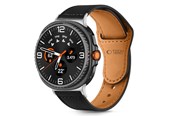 Smartwatch - Tilbehør - Tech-Protect  Leatherfit Strap for Samsung Galaxy Watch 40 / 44 / 46 mm - Black - 5906302331246
