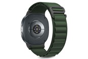 Smartwatch - Tilbehør - Tech-Protect Nylon Stripe Strap for Samsung Galaxy Watch 40 / 44 / 46 mm - Green - 5906302331284