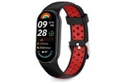 Smartwatch - Tilbehør - Tech-Protect IconBand Air Strap for Xiaomi Smart Band 8 / 9 / 10 / NFC - Black & Red - 5906302331369