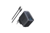 Mobil - Adaptere & Opladere - Anker Nano Charger (70W 3 Ports - Incl. Cable) - Black - B121A311