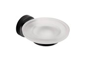 Badeværelsestilbehør - Croydex Epsom sæbeskål - sort - QM481921