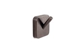 Badeværelsestilbehør - Gedy Tonga 2 stk. knager - Gunmetal - TO2781