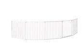 Baby Udstyr - BabyDan Flex XXL sikkerhedsgitter hvid 278-350 cm - 501009
