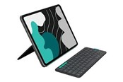Tastatur - Logitech Flip Folio - keyboard and folio case full size - QWERTY - English - graphite Input Device - Tastatur & Folio sæt - Engelsk - Grå - 920-013388