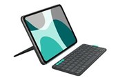 Tastatur - Logitech Flip Folio - keyboard and folio case full size - QWERTY - English - graphite Input Device - Tastatur & Folio sæt - Engelsk - Grå - 920-013403