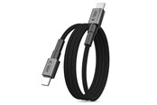 USB kabel - Tech-Protect Ultraboost DNA MagTwist USB-C PD Cable 100W / 5A 200 cm - Gray - 5906302331871