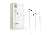 Hovedtelefoner/headset - Tech-Protect Ultraboost Core G2 USB-C Headphones - White - 5906302332311