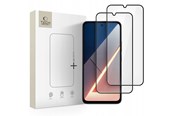 Mobil - Beskyttelsesglas - Tech-Protect Glass Fit+ 2-pack Tempered Glass for Xiaomi Poco M7 - Black - 5906302332625