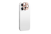 Mobil - Beskyttelsesglas - AmazingThing Aviation-Grade Alloy Tempered Glass Lens for iPhone 16 Pro / 16 Pro Max Camera Lens - Rose Gold - IP16CAMPGGLA