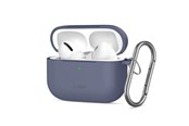 Mobil - Covers & Cases - Tech-Protect  Silicone Hook Case for AirPods Pro - Blue - 5906302333134