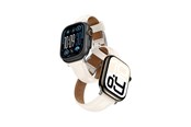 Smartwatch - Tilbehør - AmazingThing Class Band Leather Strap for Apple Watch 45 / 46 / 49 mm - Light Beige - TGL49WH