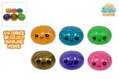 Små gaver til børn - Trend Toys Kawaii Glitter Slime Dumplings 1pcs 8.5cm. In Steam basket - 201088
