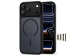 Mobil - Covers & Cases - Tech-Protect Magpeak Magsafe CC Case for iPhone 17 Pro - Matte Black - 5906302333554