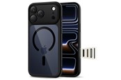 Mobil - Covers & Cases - Tech-Protect  Magpeak Magsafe CC Case for iPhone 17 Pro - Clear Black - 5906302333615