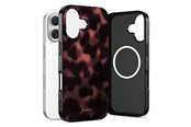 Mobil - Covers & Cases - Tech-Protect  Lamano MagSafe Case for iPhone 16 - Black & Red - 5906302333684