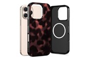 Mobil - Covers & Cases - Tech-Protect Lamano MagSafe Case for iPhone 16 Pro - Black & Red - 5906302333691