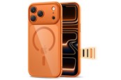 Mobil - Covers & Cases - Tech-Protect Magpeak Magsafe CC Case for iPhone 17 Pro Max - Clear Orange - 5906302333820