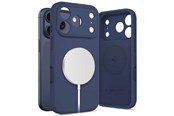 Mobil - Covers & Cases - Tech-Protect Silicone MagSafe Case for iPhone 17 Pro - Navy Blue - 5906302333851