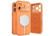 Mobil - Covers & Cases - Tech-Protect Silicone MagSafe Case for iPhone 17 Pro Max - Orange - 5906302333882