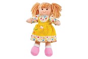 Dukke, bamse og udstyr - Bigjigs Fabric Doll Daisy - 28cm - BJD002