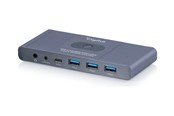 Switch - DIGITUS Core Line - KVM / video / audio switch - USB-C 3.0 HDMI 4K60Hz - 2 ports - DS-12855