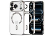 Mobil - Covers & Cases - Tech-Protect MagFlex MagSafe Case for iPhone 17 Pro Max - Clear Silver - 5906302334605