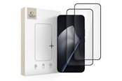 Mobil - Beskyttelsesglas - Tech-Protect  Glass Fit+ 2-pack Tempered Glass for Xiaomi 15T / 15T Pro - Black - 5906302334667