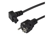 Strømkabel (intern) - Deltaco - power cable - power CEE 7/7 to IEC 60320 C5 - 50 cm - DEL-121-05